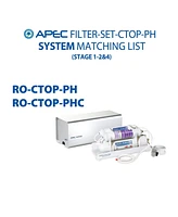 Apec Water Systems Apec Ro Replacement Filters Pre-filter Set for Ultimate Ro-ctop-ph and Ro-ctop-phc Countertop Reverse Osmosis Systems (Stages 1 2 a