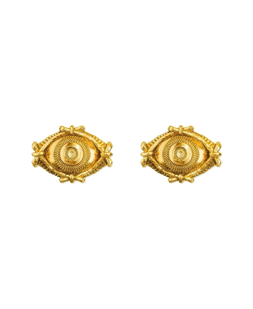 Astor & Orion Eye Studs Gold