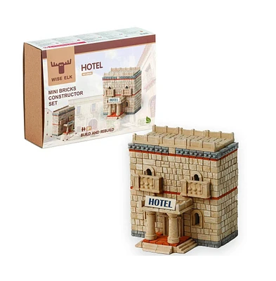 Wise Elk Mini Bricks Construction Set - Hotel - Assorted Pre