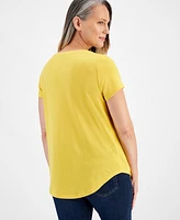 Style & Co Women's Perfect V-Neck T-Shirt