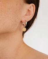 Ettika Polished Pebble Huggie Hoop Earrings