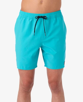 O'Neill Men's Lennox Hermosa Solid Volley 17 Swim Shorts