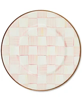 Mackenzie-Childs Rosy Check Salad/Dessert Plate