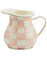 Mackenzie-Childs Rosy Check Creamer