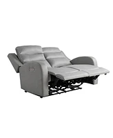 Relax A Lounger 54.7"W Polyester Akron Power Reclining Loveseat
