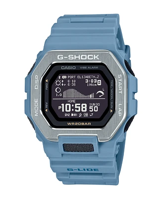 G-Shock Men's Digital Blue Resin Watch, 46mm GBX100-2A