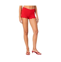 Edikted Women's Valentina Scrunch Shorts