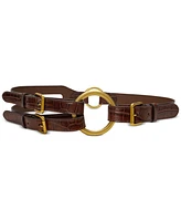 Lauren Ralph Women's Tri-Strap O-Ring Belt