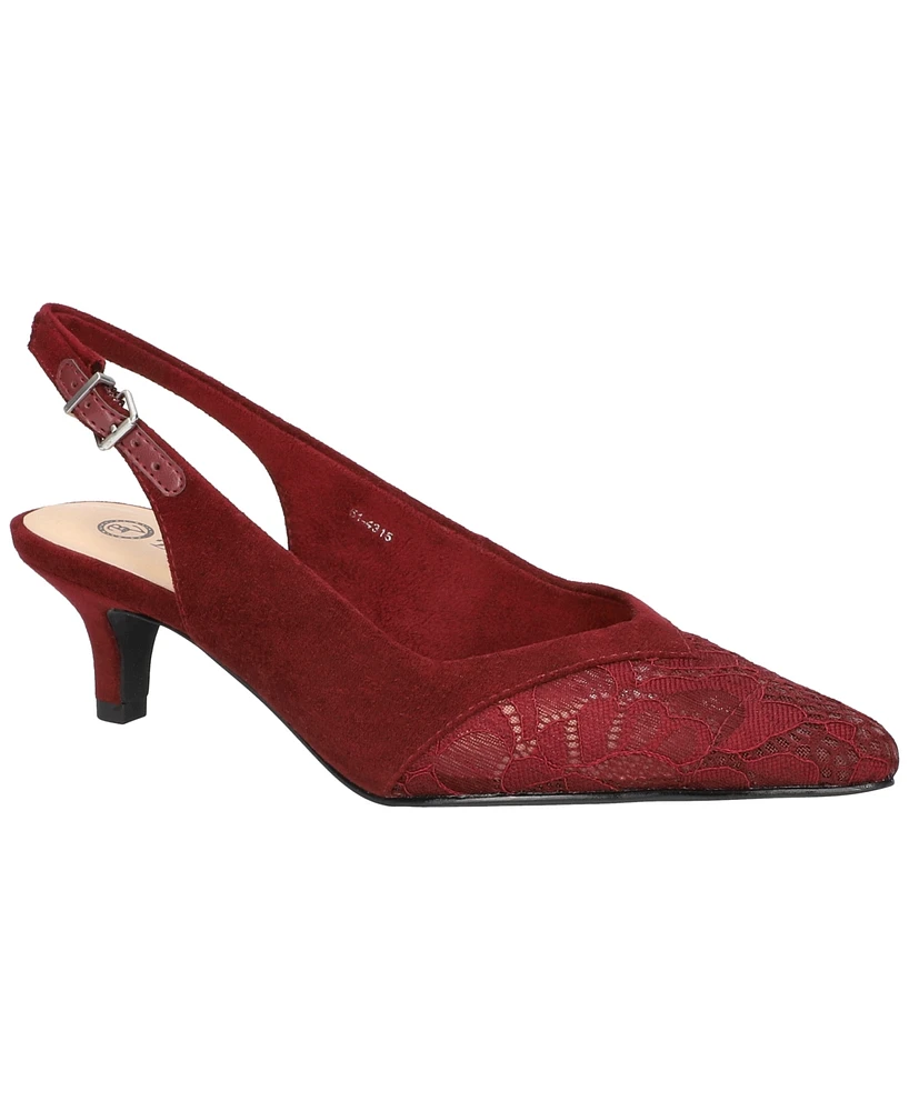 Bella Vita Women's Marquette Slingback Pumps