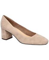 Bella Vita Jillian Women's Block Heel Square Toe Pumps