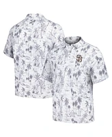 Tommy Bahama Men's Gray San Diego Padres Sport Cabana Shores IslandZone Tri-Blend Polo