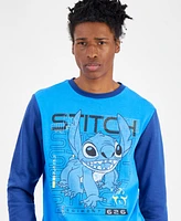 Hybrid Men's Lilo & Stitch Experiment 626 Regular-Fit Printed Fleece Sweatshirt