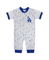 Fanatics Baby White Los Angeles Dodgers Logo Best Series Full-Snap Jumper