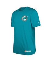 New Era Men's Aqua Miami Dolphins 2024 Nfl Training Camp T-Shirt