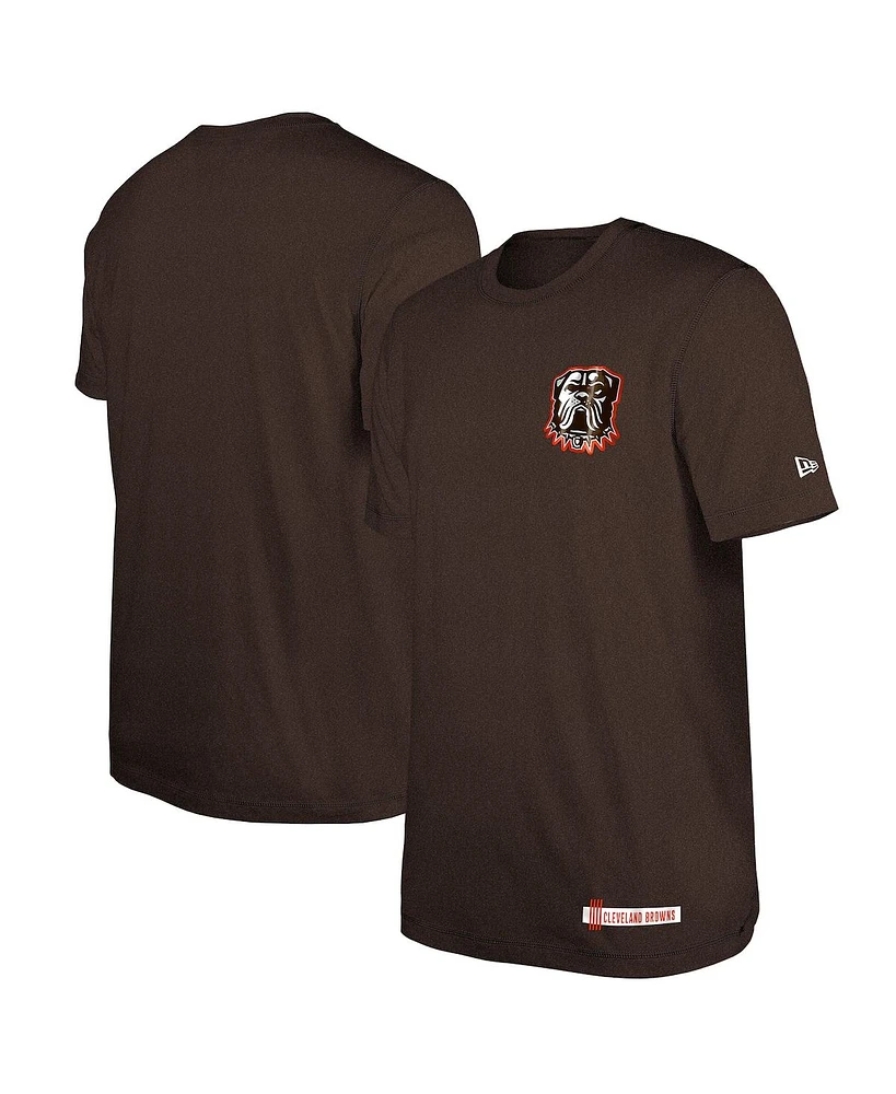 New Era Men's Brown Cleveland Browns 2024 Nfl Training Camp T-Shirt