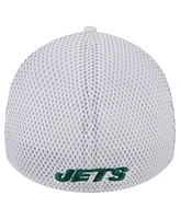 New Era Men's White York Jets Breakers 39THIRTY Flex Hat