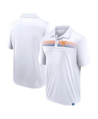 Fanatics Men's White New York Mets Big Tall Victory For Us Interlock Polo Shirt