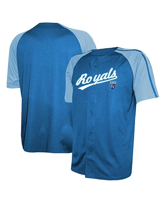 Stitches Men's Royal Kansas City Royals Team Raglan Jersey