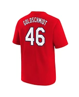 Nike Big Boys and Girls Paul Goldschmidt Red St. Louis Cardinals 2024 City Connect Name Number T-Shirt