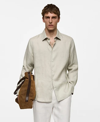 Mango Men's Linen Shirt