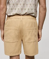 Mango Men's Pockets Bermuda Shorts