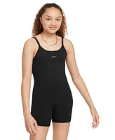 Nike Big Girls One Dri-fit Cutout Sleeveless Unitard