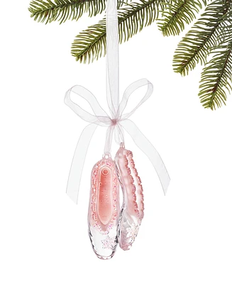 Holiday Lane Ballet Pink Ballerina Slippers Ornament, Exclusively at Macy's