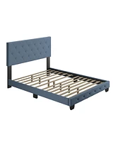 Boyd Sleep Chloe Linen Upholstered Platform Bed Frame