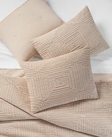 Closeout! Oake Concentric Square Matelasse 3-Pc. Comforter Set, King, Exclusively at Macy's