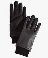 Cole Haan Women's Stretch-Palm Leather Gloves