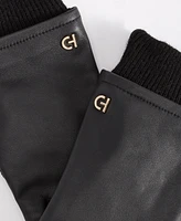 Cole Haan Women's Stretch-Palm Leather Gloves