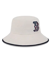 New Era Men's Khaki Boston Red Sox 2024 Fourth of July Bucket Hat