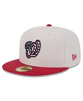 Men's New Era Red Washington Nationals Fourth of July 59FIFTY Fitted Hat