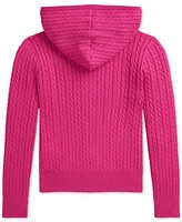 Polo Ralph Lauren Big Girls Mini-Cable Cotton Full-Zip Hoodie