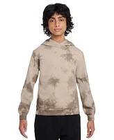 Nike Big Kids' Sportswear Club Fleece Tie-Dyed Hoodie