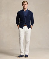 Polo Ralph Lauren Men's Textured Cotton-Linen V-Neck Cardigan