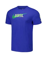 Nike Men's Royal Brazil National Team Swoosh Core T-Shirt