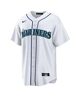 Nike Men's George Kirby White Seattle Mariners Home Replica Jersey