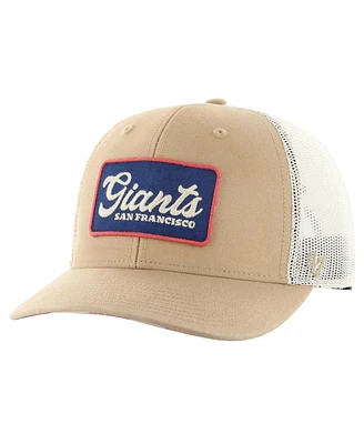 '47 Brand Men's Khaki San Francisco Giants Glory Daze Trucker Adjustable Hat