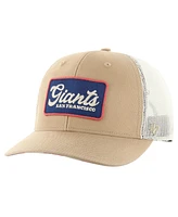 '47 Brand Men's Khaki San Francisco Giants Glory Daze Trucker Adjustable Hat