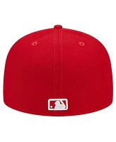 New Era Men's Red Chicago White Sox Logo 59FIFTY Fitted Hat