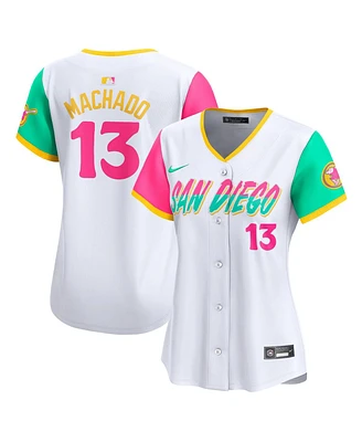 Nike Men's and Women's Manny Machado White San Diego Padres City Connect Limited Player Jersey