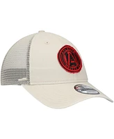 New Era Men's Tan Atlanta United Fc Game Day 9TWENTY Adjustable Trucker Hat