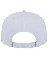 New Era Men's Carolina Panthers Main White on White 9FIFTY Snapback Hat