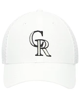 New Era Men's White Colorado Rockies Neo 39THIRTY Flex Hat