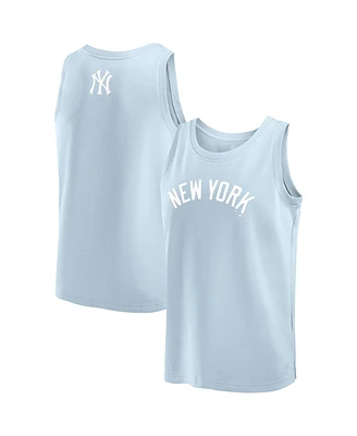 Fanatics Men's Light Blue New York Yankees Elements Tank Top