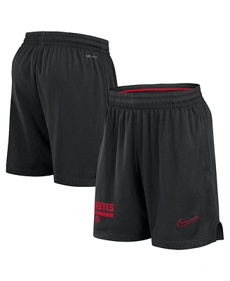 Nike Men's Black Ohio State Buckeyes 2024 Sideline Mesh Shorts