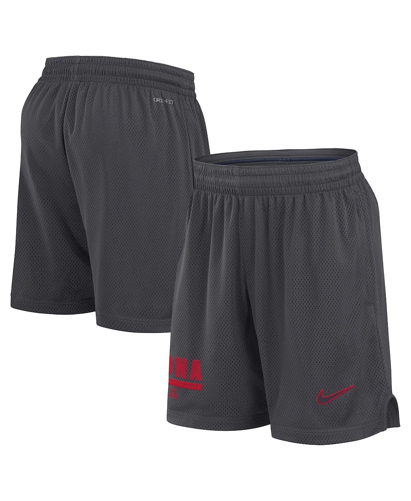 Nike Men's Anthracite Arizona Wildcats 2024 Sideline Mesh Shorts