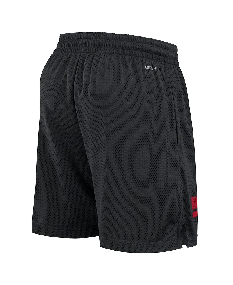 Nike Men's Black Ohio State Buckeyes 2024 Sideline Mesh Shorts
