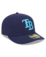 New Era Men's Navy Tampa Bay Rays 2024 Father's Day Low Profile 59FIFTY Fitted Hat